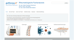 Desktop Screenshot of die-rheumatologen.de